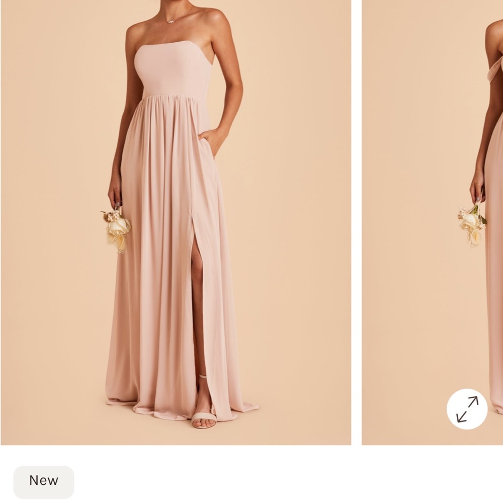Birdy Grey Strapless Blush Gown